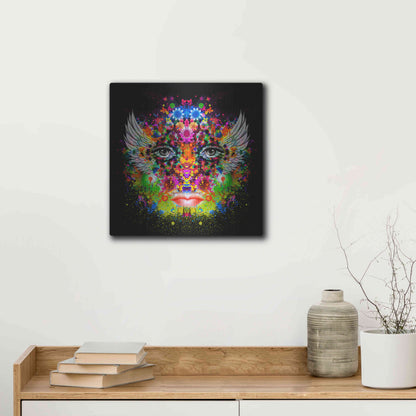 Luxe Metal Art 'Phoenix' Metal Wall Art,12x12