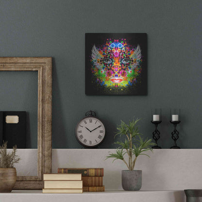 Luxe Metal Art 'Phoenix' Metal Wall Art,12x12