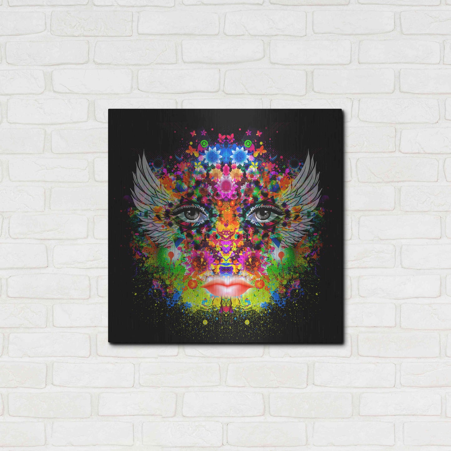 Luxe Metal Art 'Phoenix' Metal Wall Art,24x24