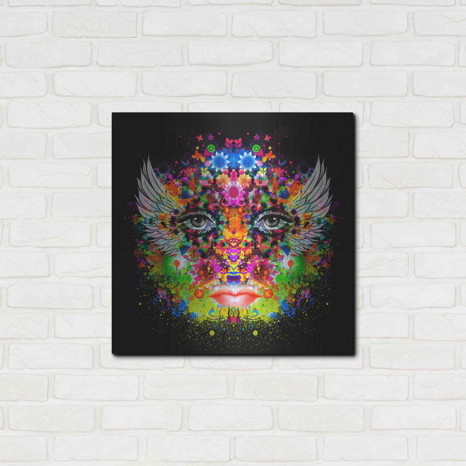 Luxe Metal Art 'Phoenix' Metal Wall Art,24x24