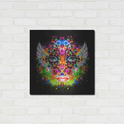 Luxe Metal Art 'Phoenix' Metal Wall Art,24x24