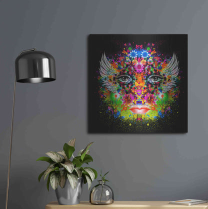 Luxe Metal Art 'Phoenix' Metal Wall Art,24x24