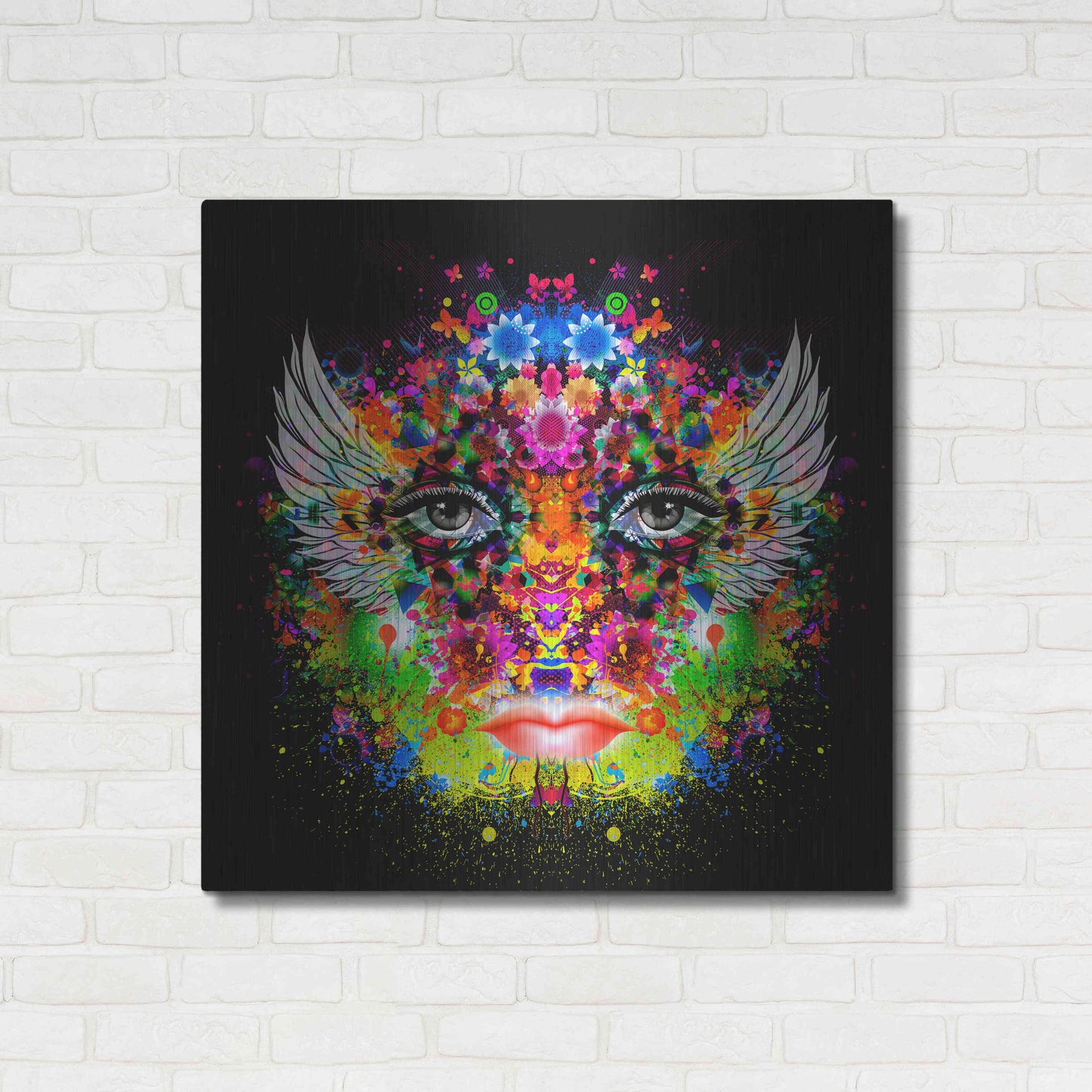 Luxe Metal Art 'Phoenix' Metal Wall Art,36x36