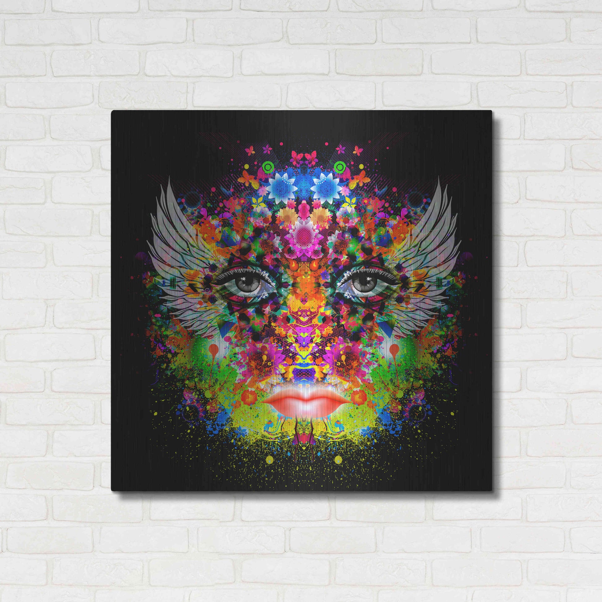 Luxe Metal Art 'Phoenix' Metal Wall Art,36x36