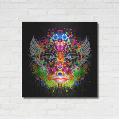 Luxe Metal Art 'Phoenix' Metal Wall Art,36x36