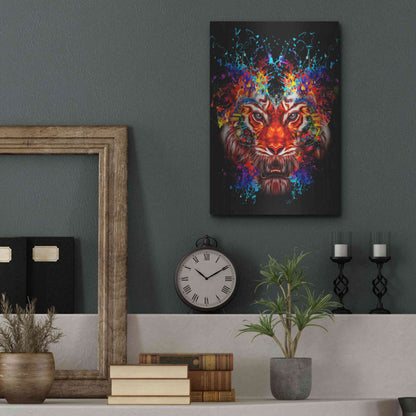Luxe Metal Art 'Dubtiger' Metal Wall Art,12x16