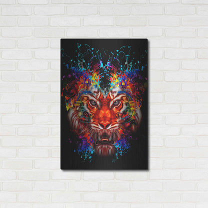 Luxe Metal Art 'Dubtiger' Metal Wall Art,24x36