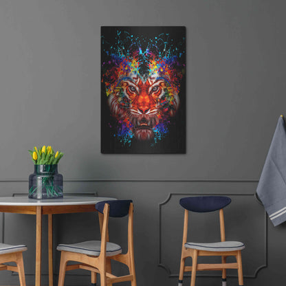 Luxe Metal Art 'Dubtiger' Metal Wall Art,24x36
