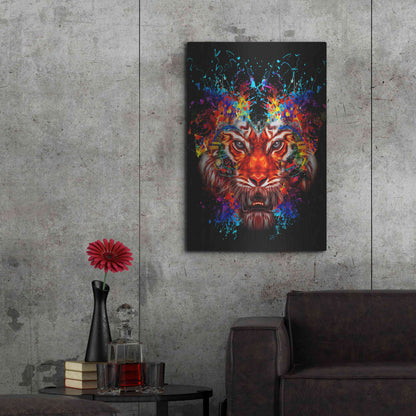 Luxe Metal Art 'Dubtiger' Metal Wall Art,24x36