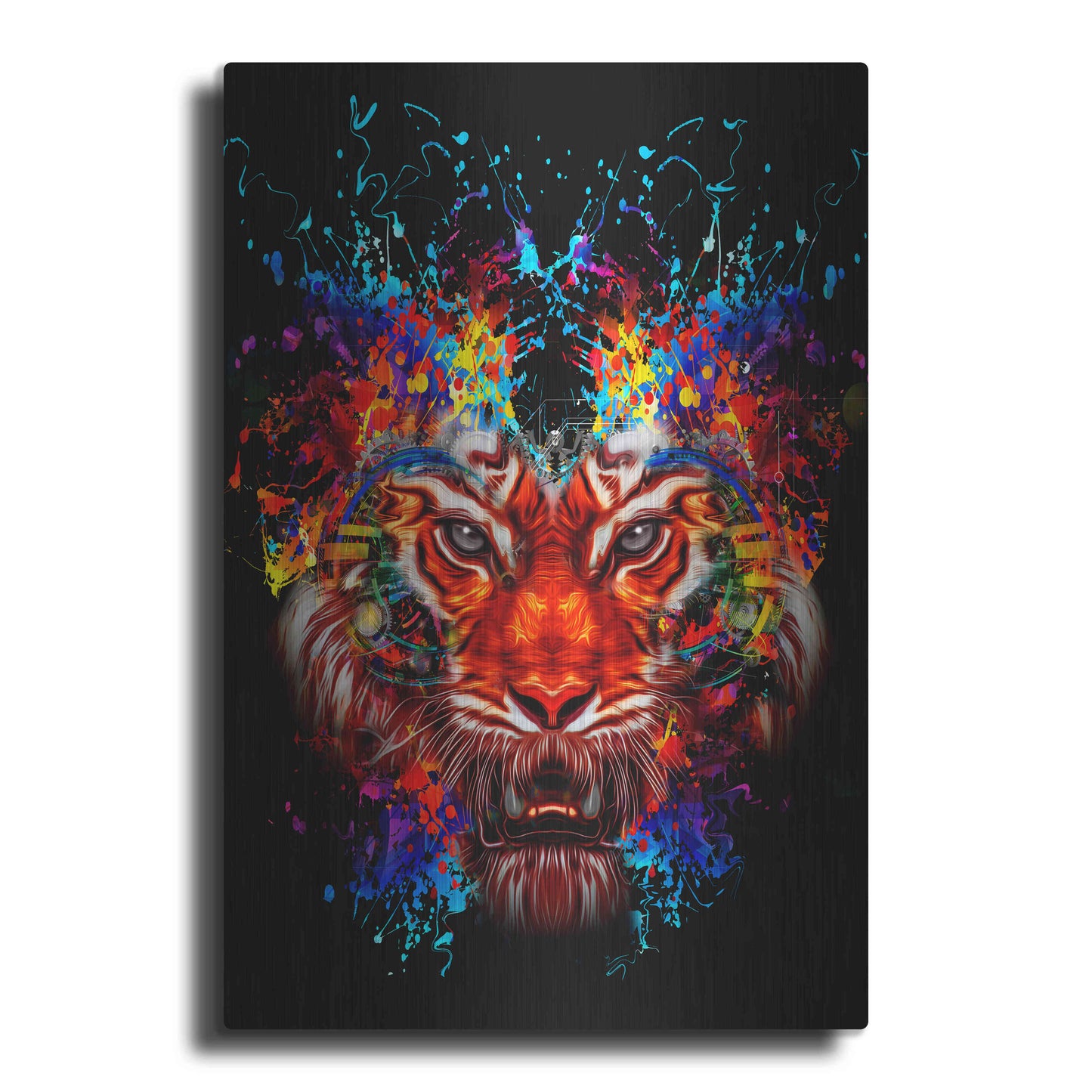 Luxe Metal Art 'Dubtiger' Metal Wall Art