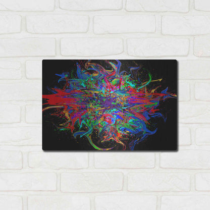 Luxe Metal Art 'Big Bang' Metal Wall Art,16x12