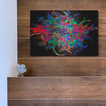 Luxe Metal Art 'Big Bang' Metal Wall Art,16x12