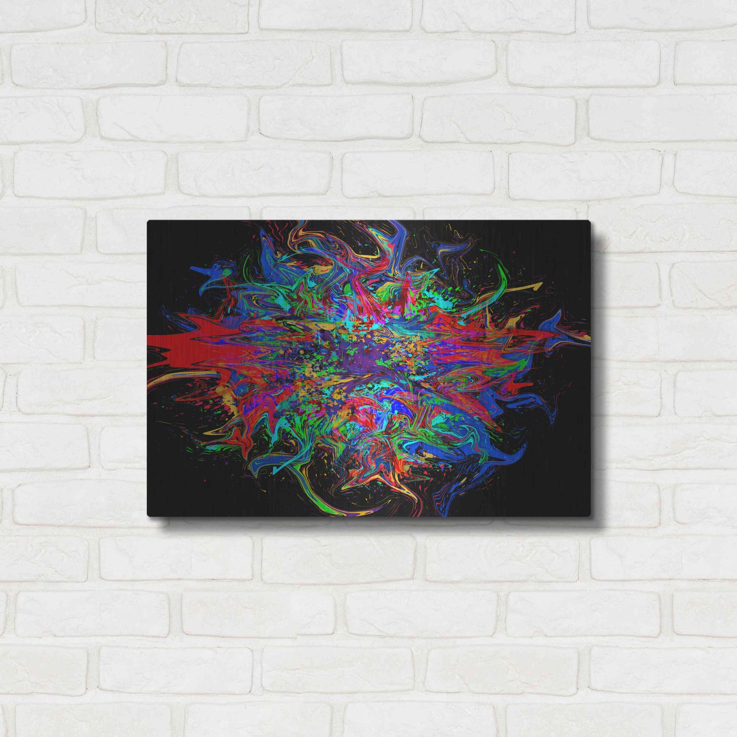 Luxe Metal Art 'Big Bang' Metal Wall Art,24x16