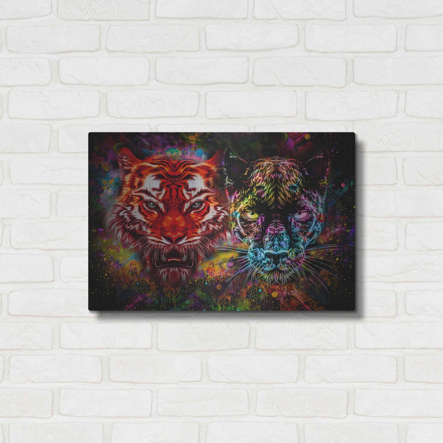 Luxe Metal Art 'Felis' Metal Wall Art,24x16