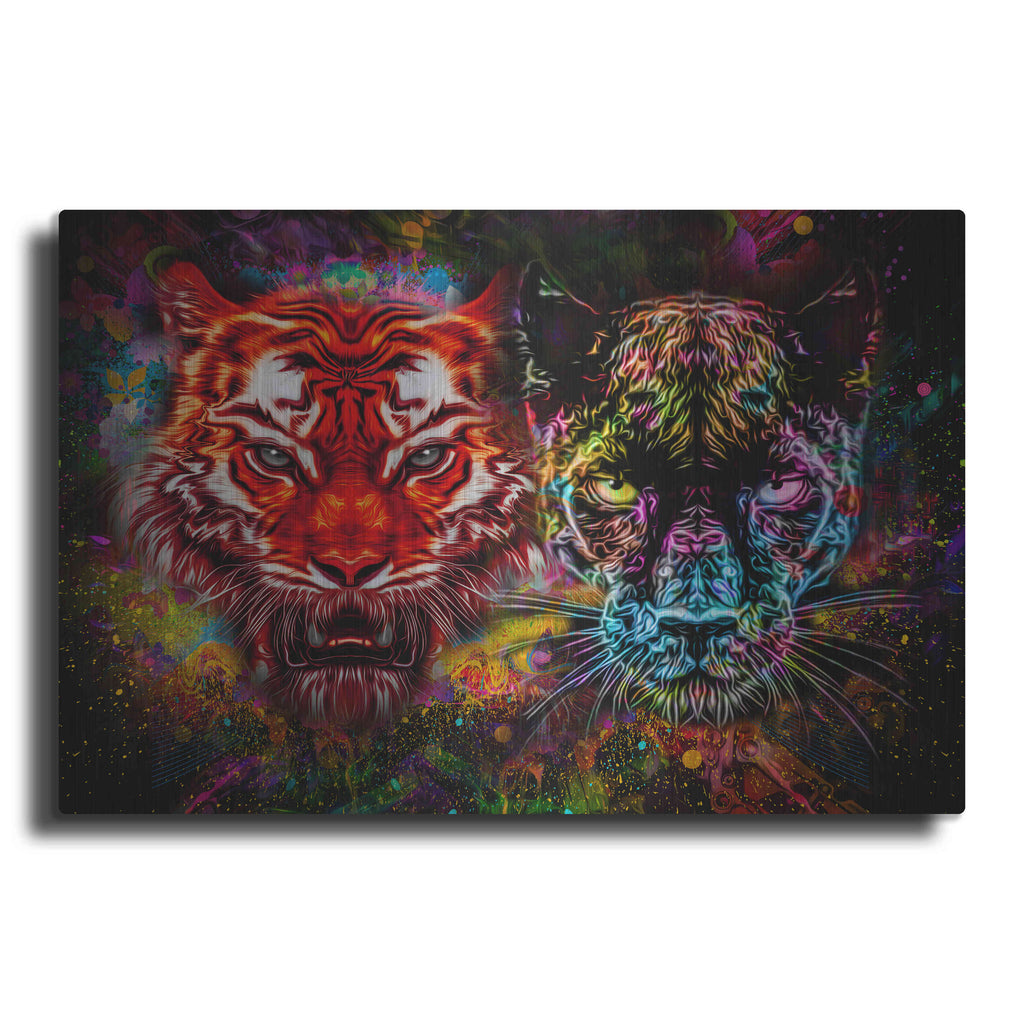 Luxe Metal Art 'Felis' Metal Wall Art
