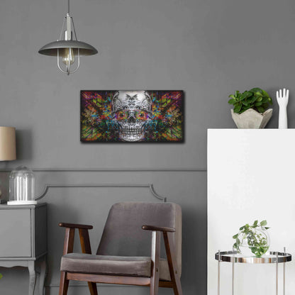 Luxe Metal Art 'The Effect' Metal Wall Art,24x12