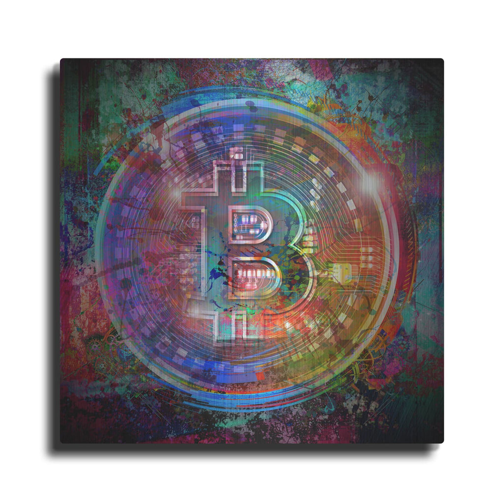 'Bitcoin Wallet' by Valentyn Artemenko – Metal Wall Art