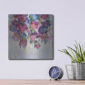 'Pink and Blue I' by Silvia Vassileva – Metal Wall Art, 12x12 room view