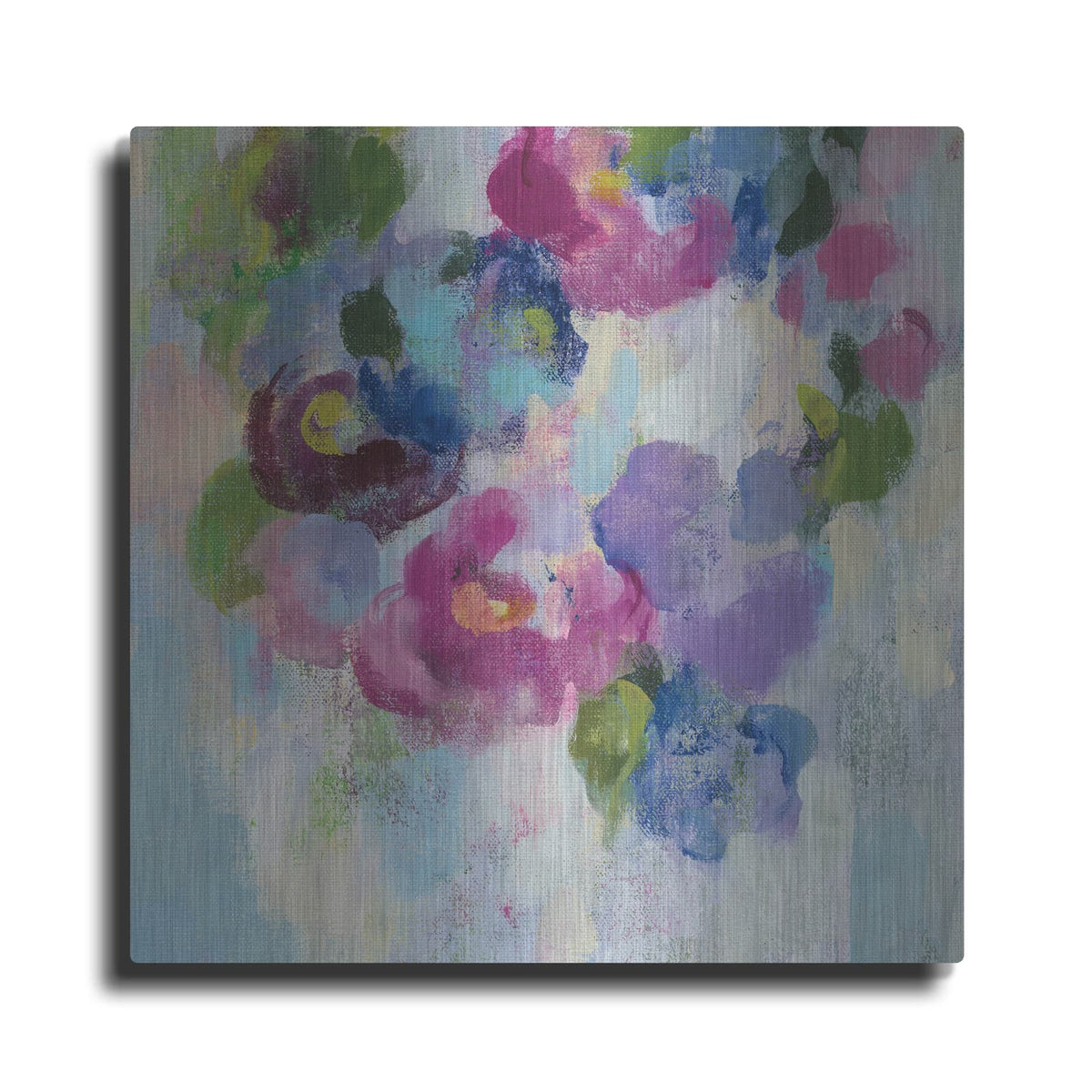 'Pink and Blue II' by Silvia Vassileva – Metal Wall Art