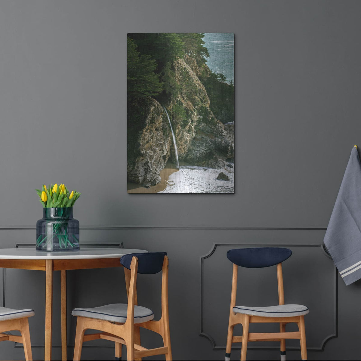 'Cali - BigSur' by Luxe Metal Portfolio – Metal Wall Art, 24x36 room view