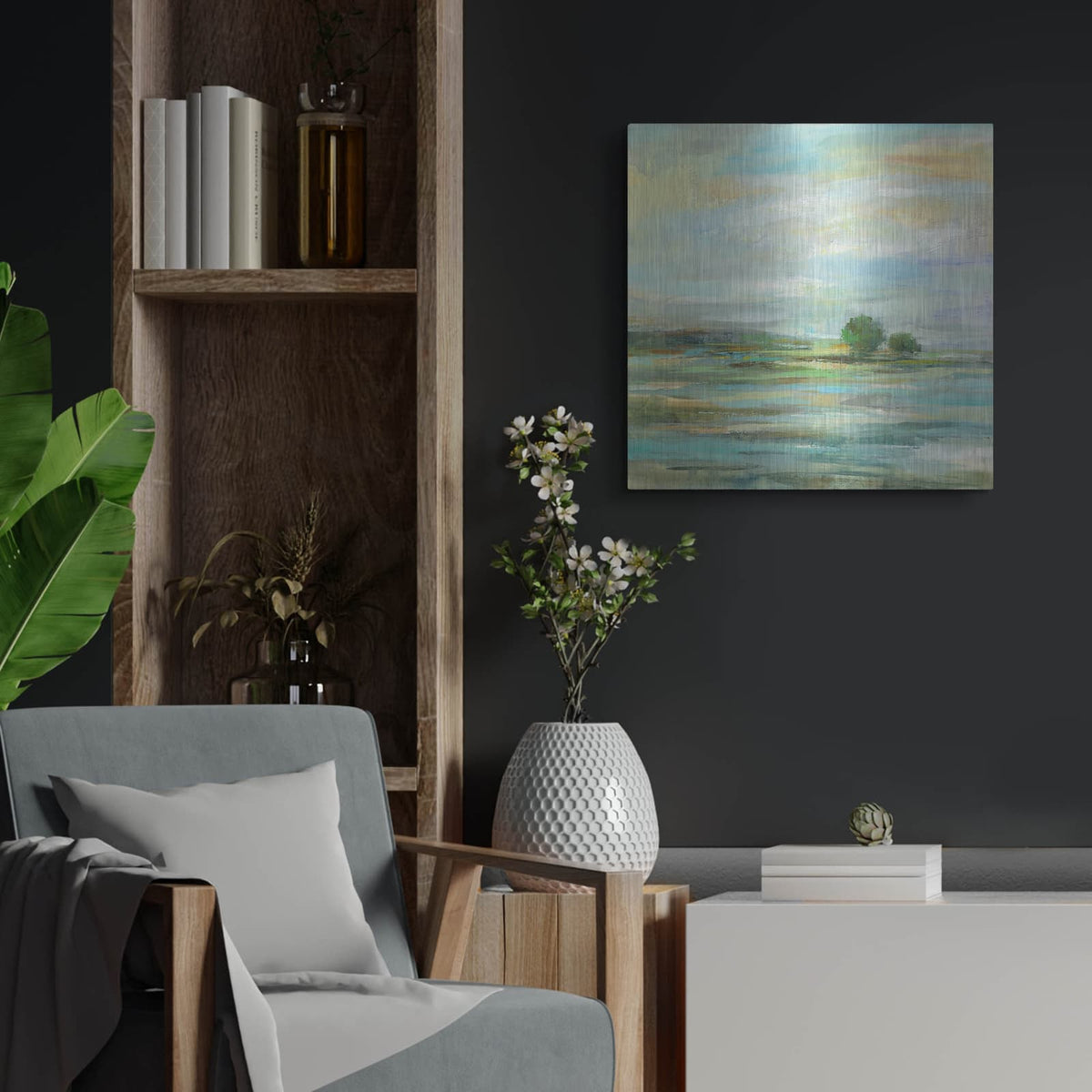 'Spring' by Silvia Vassileva – Metal Wall Art, 24x24 room view