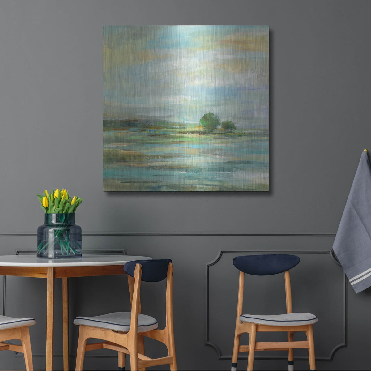'Spring' by Silvia Vassileva – Metal Wall Art, 36x36 room view
