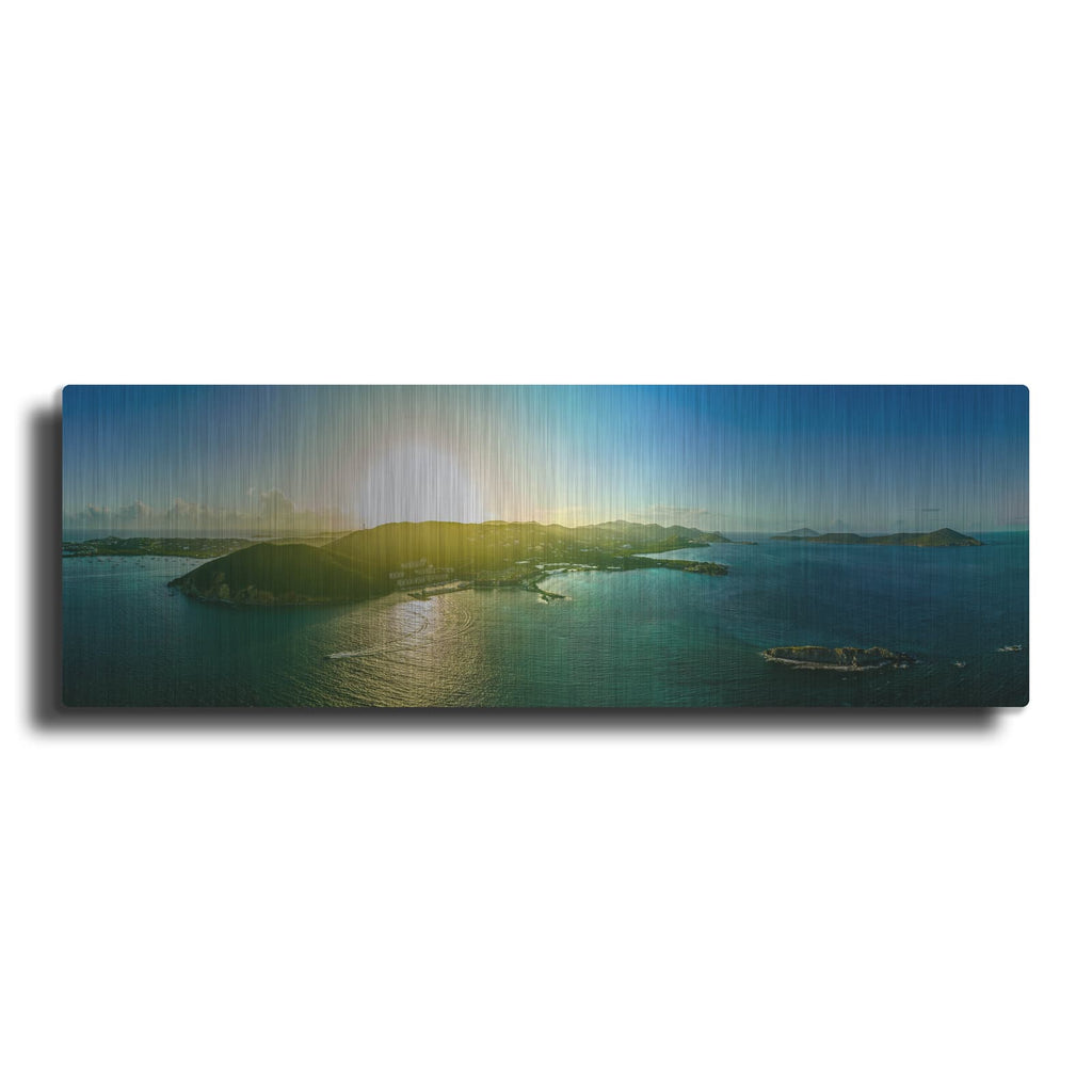 'St Thomas USVI Sunset' by Luxe Metal Portfolio – Metal Wall Art
