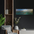 'St Thomas USVI Sunset Panorama' by Luxe Metal Portfolio – Metal Wall Art, 36x12 room view