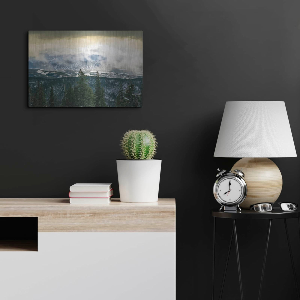 'Breckenridge, Colorado' by Luxe Portfolio – Metal Wall Art, 24x16 room view