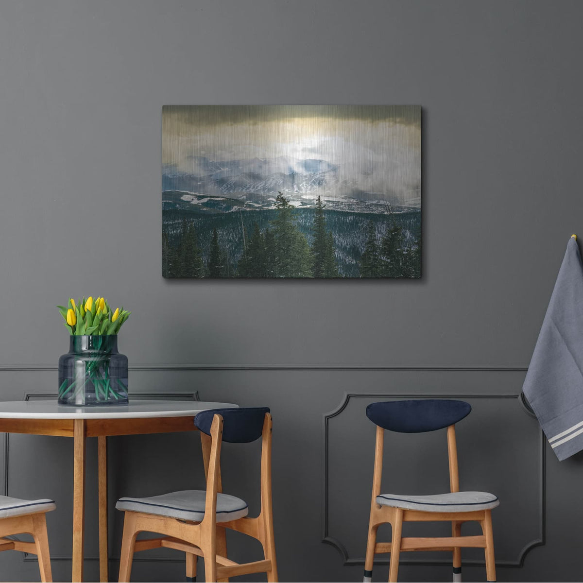 'Breckenridge, Colorado' by Luxe Portfolio – Metal Wall Art, 36x24 room view