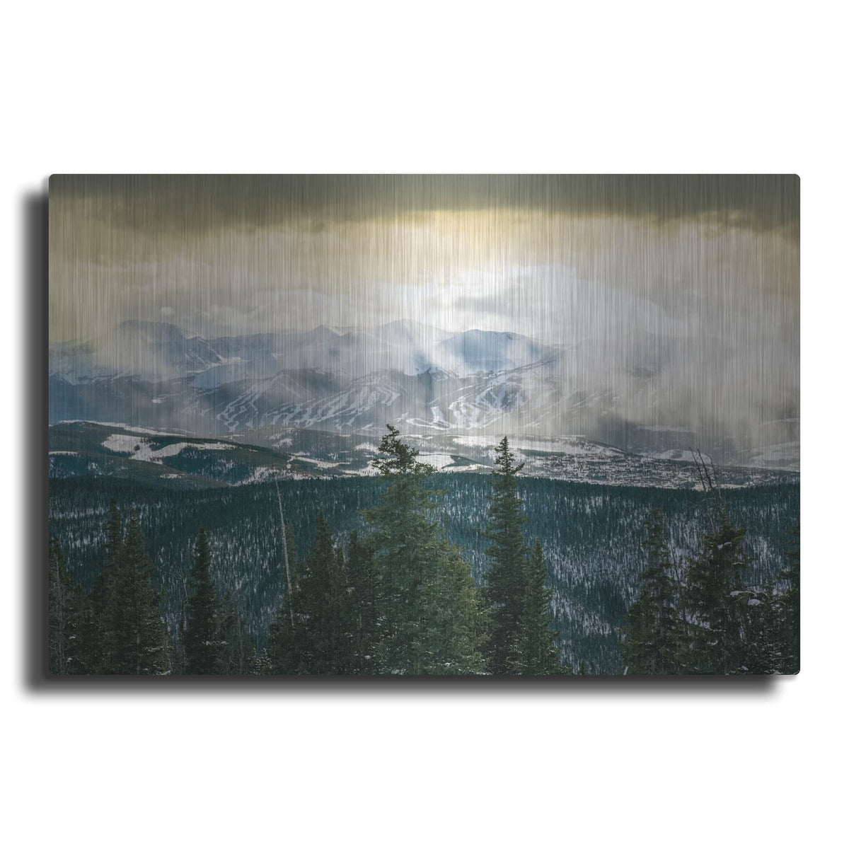 'Breckenridge, Colorado' by Luxe Portfolio – Metal Wall Art