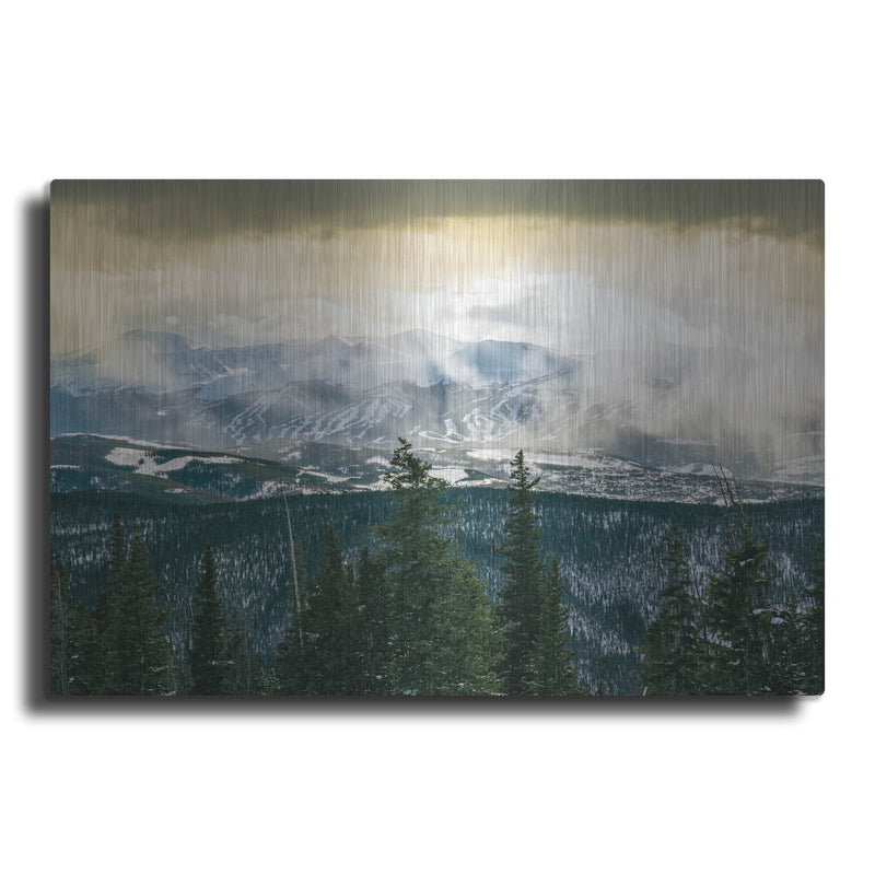 'Breckenridge, Colorado' by Luxe Portfolio – Metal Wall Art
