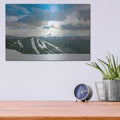 'Keystone, Colorado, View from The Top of Dercum Mountain' by Luxe Metal Portfolio – Metal Wall Art, 16x12 room view