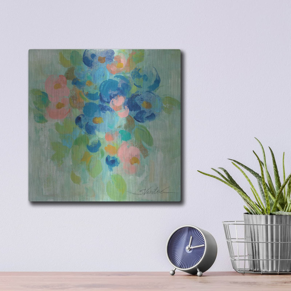 'Spring Aroma II' by Silvia Vassileva – Metal Wall Art, 12x12 room view