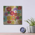 'Bohemian Bouquet II' by Silvia Vassileva – Metal Wall Art, 12x12 room view