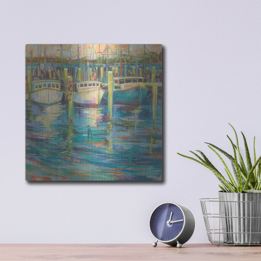 'Trio' by Jeanette Vertentes – Metal Wall Art, 12x12 room view