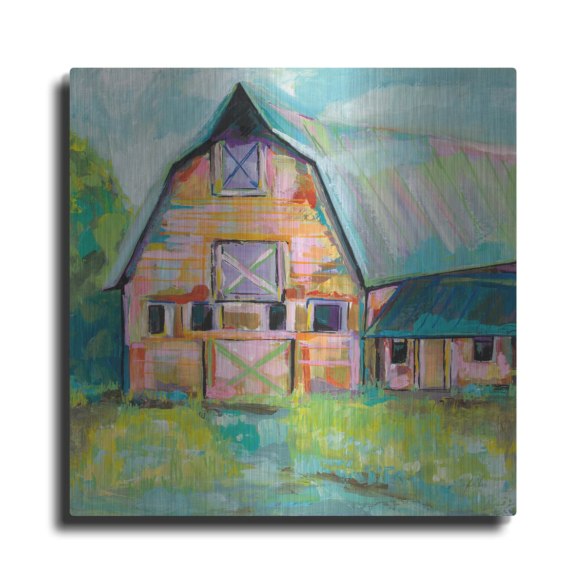 'Going to the Country II' by Jeanette Vertentes – Metal Wall Art