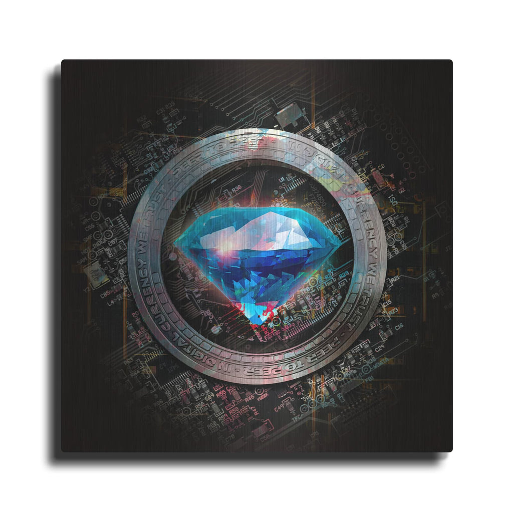 'TON Crypto Power' by Valentyn Artemenko – Metal Wall Art