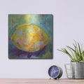 'Lemon' by Jeanette Vertentes – Metal Wall Art, 12x12 room view