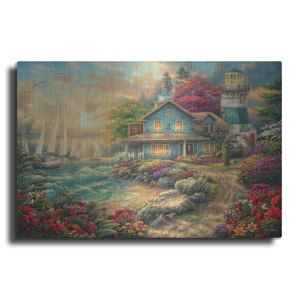 'Sunrise by the Sea' by Chuck Pinson – Metal Wall Art