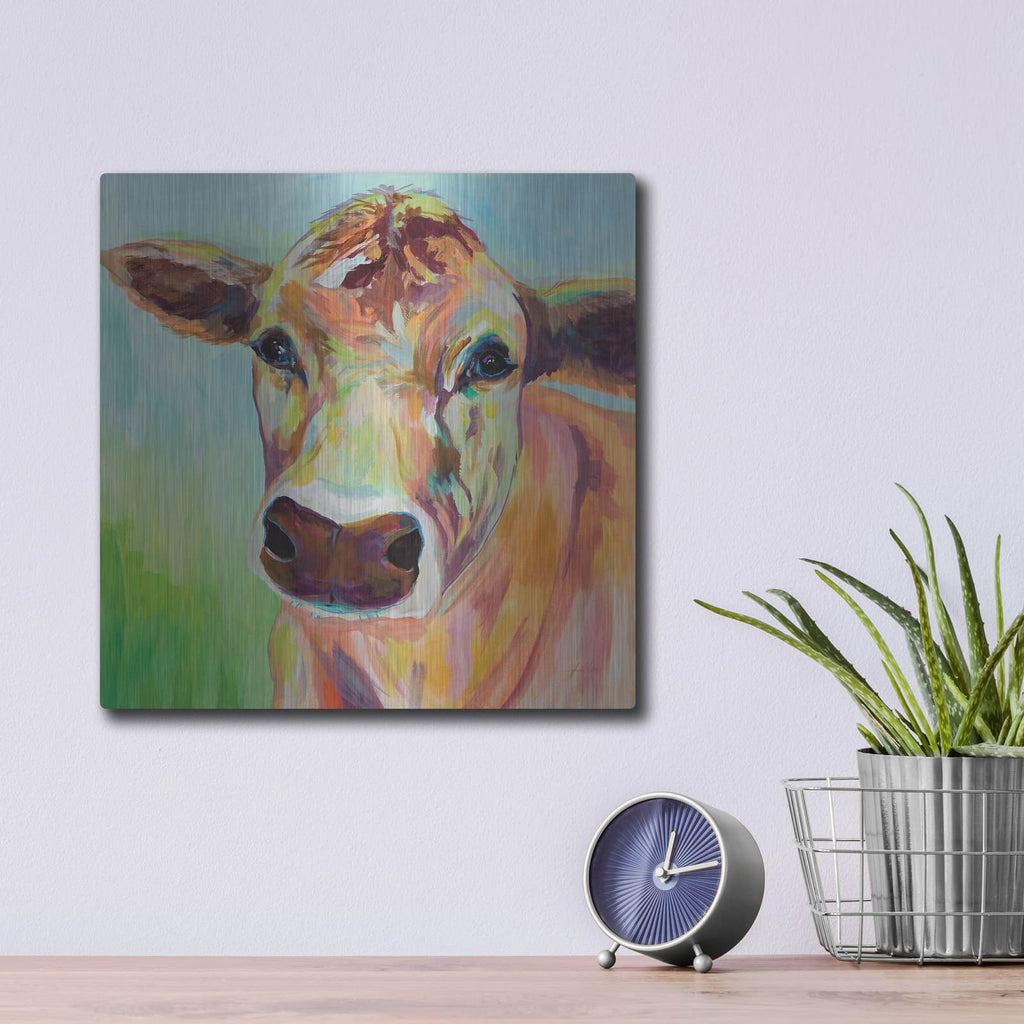 'Brody' by Jeanette Vertentes – Metal Wall Art, 12x12 room view