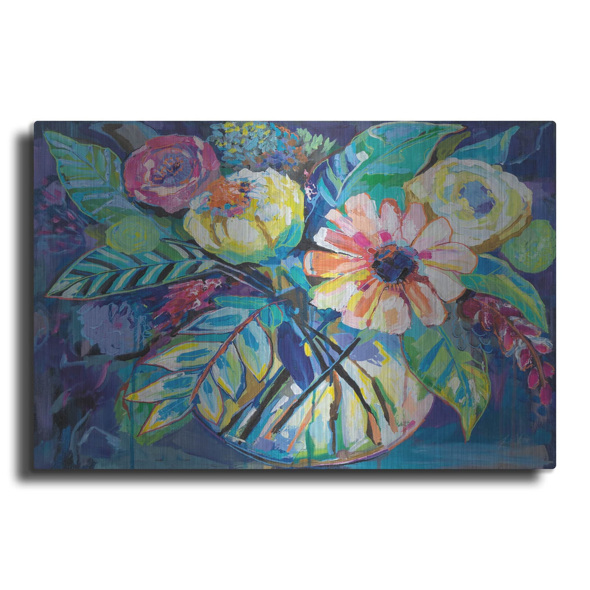 'Happiness' by Jeanette Vertentes – Metal Wall Art
