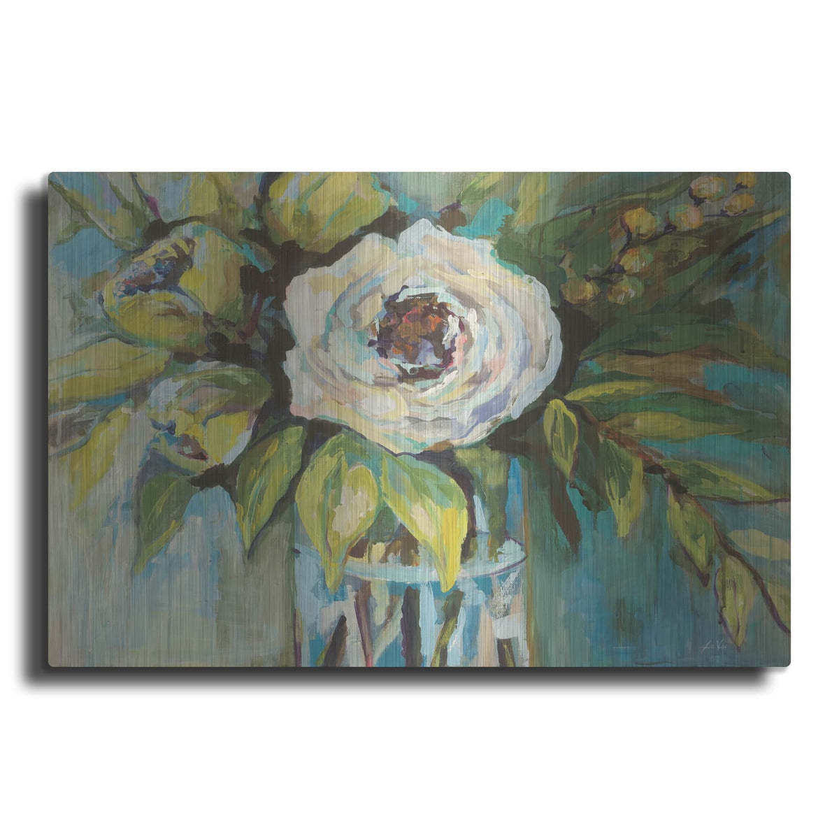 'Aqua Solo' by Jeanette Vertentes – Metal Wall Art
