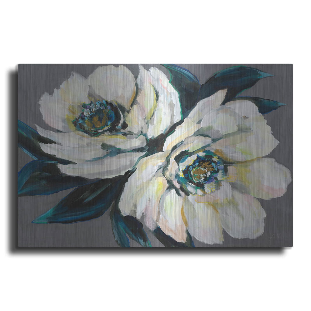 'Peonies' by Jeanette Vertentes – Metal Wall Art