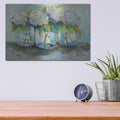'In a Row' by Jeanette Vertentes – Metal Wall Art, 16x12 room view