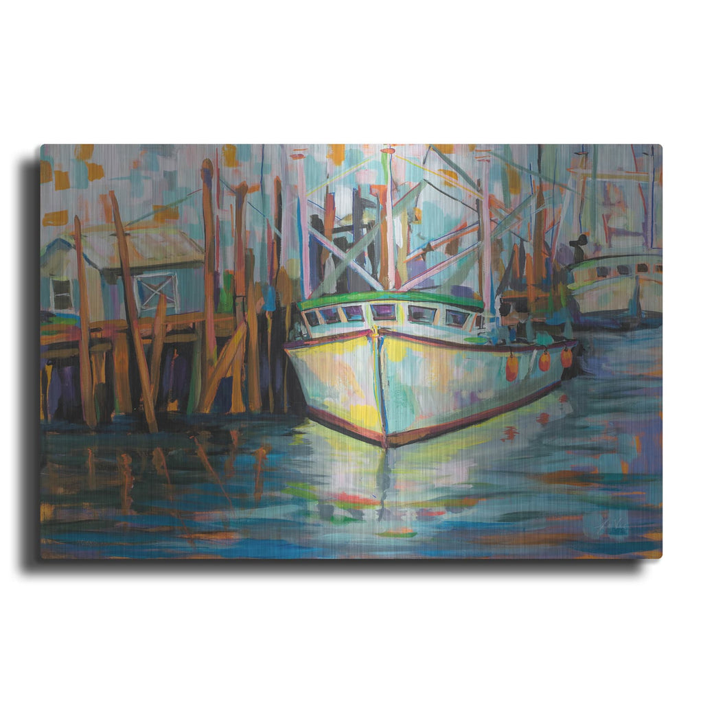 'At the Dock' by Jeanette Vertentes – Metal Wall Art