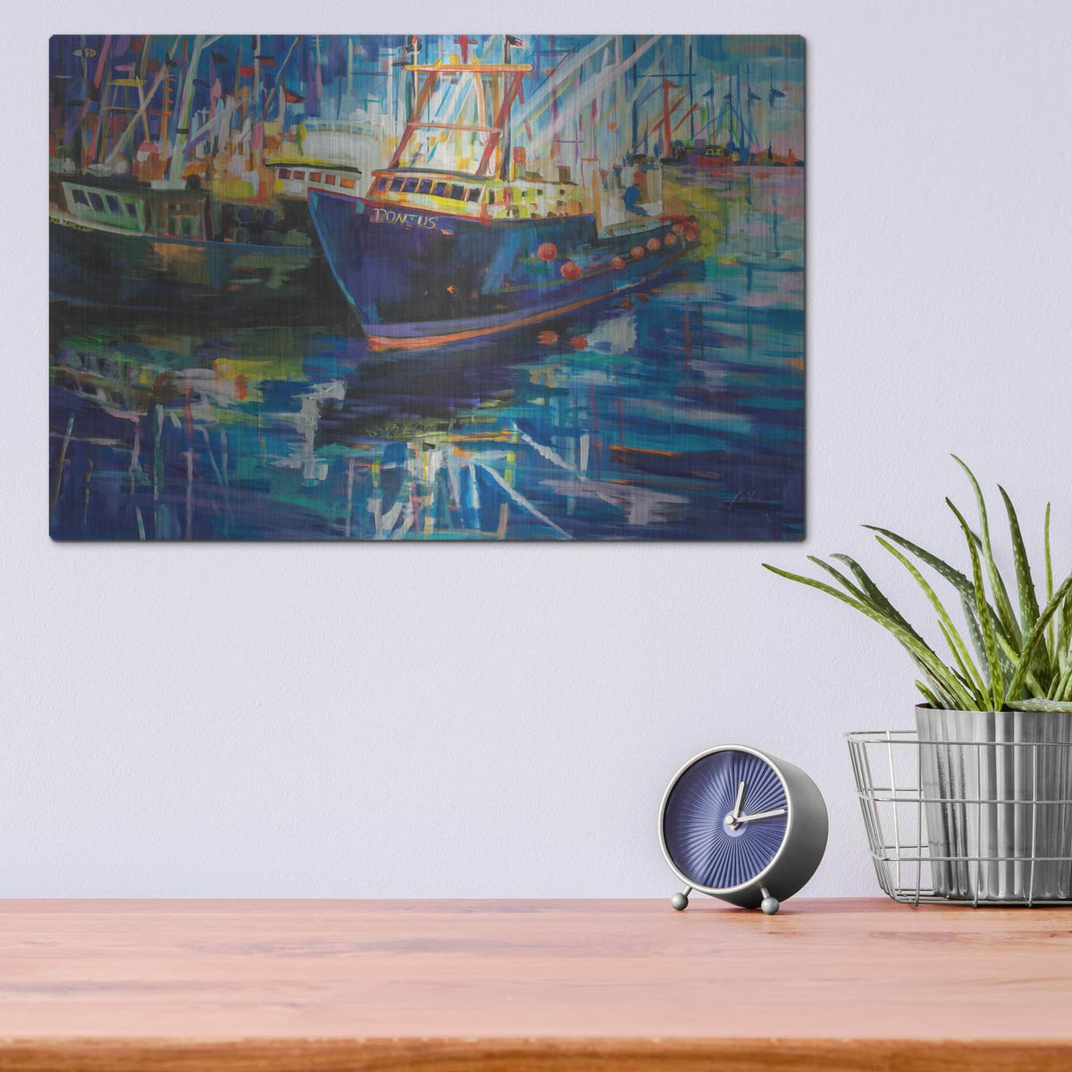 'In for the Night' by Jeanette Vertentes – Metal Wall Art, 16x12 room view