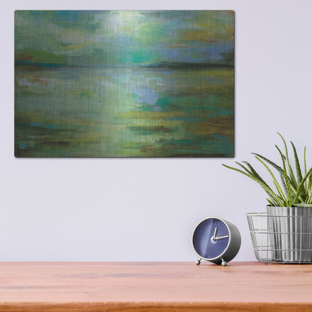 'Calm' by Jeanette Vertentes – Metal Wall Art, 16x12 room view