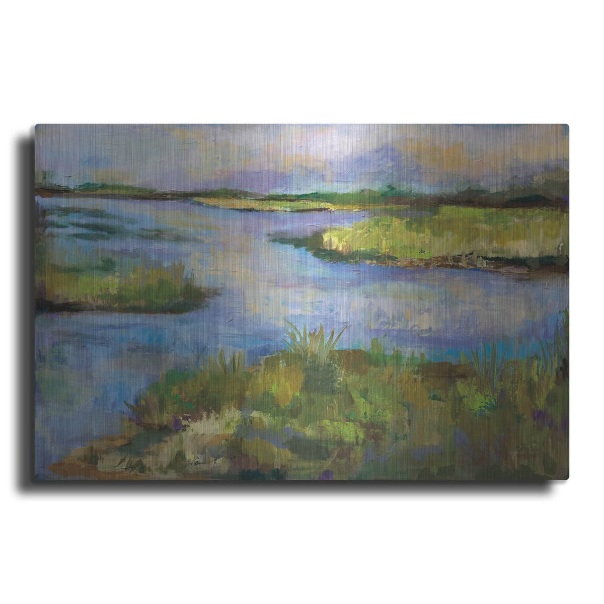'Connecticut Marsh' by Jeanette Vertentes – Metal Wall Art