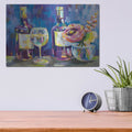 'Floral Party' by Jeanette Vertentes – Metal Wall Art, 16x12 room view